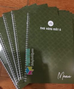 In menu nhà hàng Mắt Á