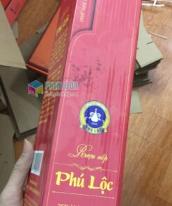 In hộp rượu sóng e Phú Lộc