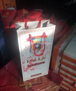 in túi đựng rượu