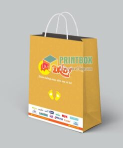 in túi giấy siêu thị mẹ bé 2Kids