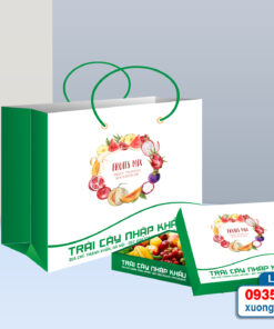 Xưởng sản xuất túi giấy đựng trái cây