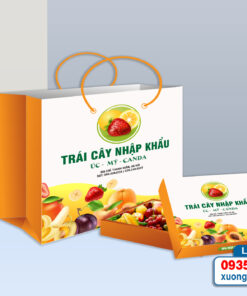 In túi đựng trái cây nhập khẩu