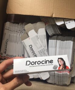 In hộp thuốc ngậm Dorocine