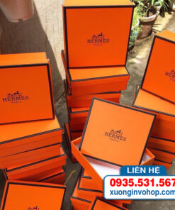 In hộp đựng giày Hermes