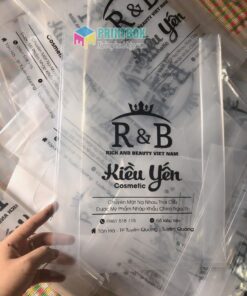 in túi nilon cửa hàng vàng bạc