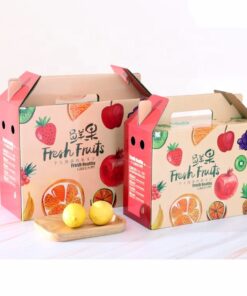 Xưởng in ấn bao bì đựng hoa quả sóng e
