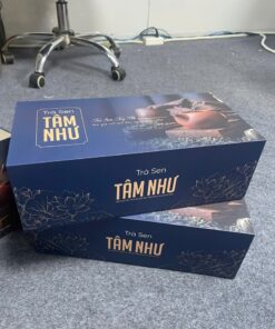 Mẫu hộp cứng trà sen