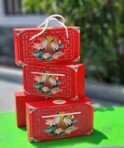 Túi đựng hộp bánh trung thu( hộp 2 bánh)bán sẵn