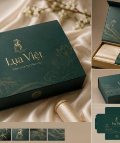 Hộp cứng nam châm Lụa Việt