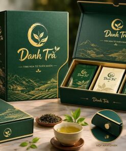 Hộp cứng nam châm đựng trà