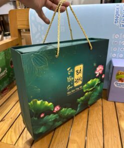 Túi giấy đựng hộp trà sen